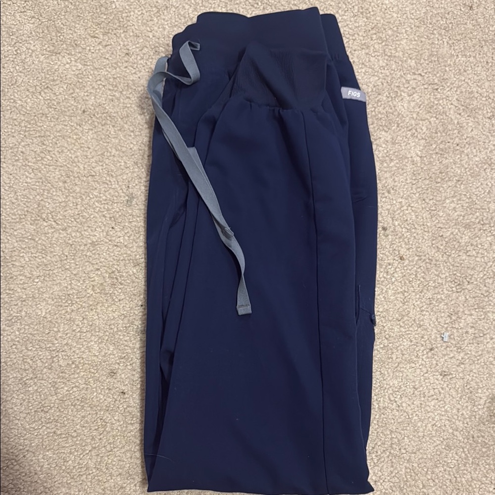 Figs Navy Blue Scrub Pants